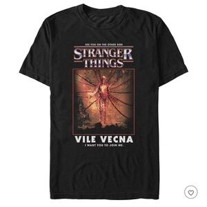 Stranger Things Black Graphic T-Shirt Men’s Large